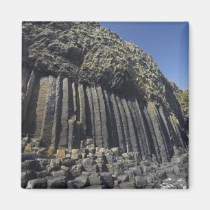 Basaltsäulen von Fingal's Cave, Staffa, vor der Kü Magnet