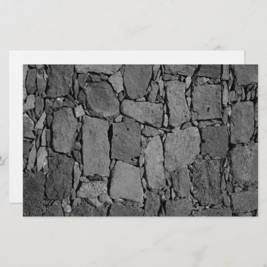 Basaltwand Briefpapier (Vorne/Hinten)