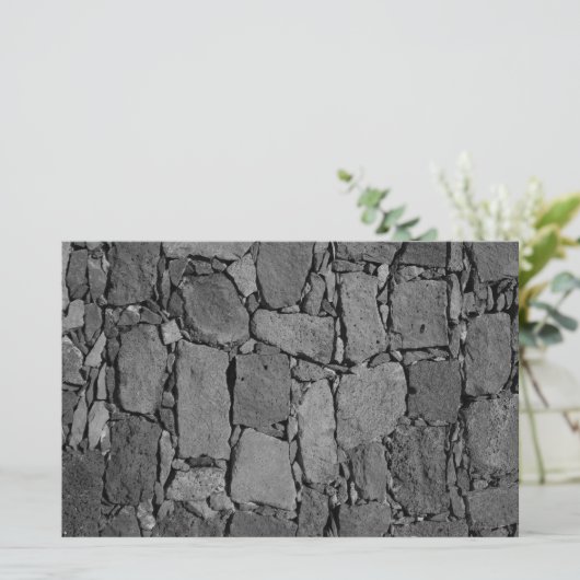 Basaltwand Briefpapier (Stehend Vorderseite)