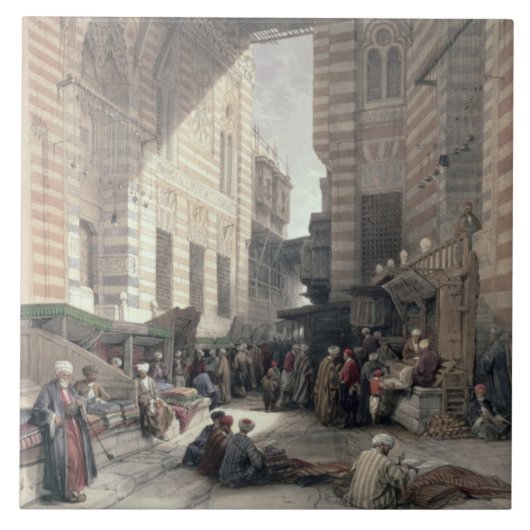 Basar der Silk Kaufleute, Kairo, von "Ägypten a Fliese (Vorderseite)