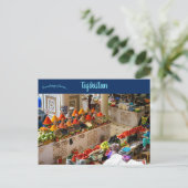 Basar in Tadschikistan Postkarte (Stehend Vorderseite)