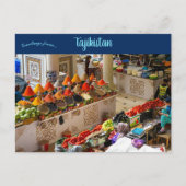 Basar in Tadschikistan Postkarte (Vorderseite)