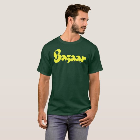 Basar-Retro Skript-Shirt T-Shirt (Vorne ganz)