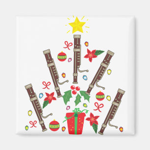 Basbald Weihnachtsbaum Frauen Männer Magnet
