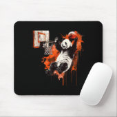 Basball Panda Bär Basball Spieler Slam Dunk Mousepad (Mit Mouse)
