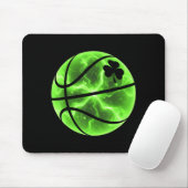 Basball Shamrock Glücksklee Irischer St. Patricks Mousepad (Mit Mouse)