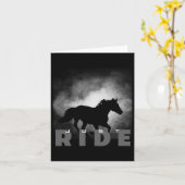 Basbo Just Ride ReitApparel - Pferd Karte (Gelbe Blume)