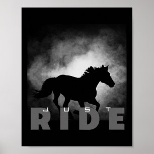 Basbo Just Ride ReitApparel - Pferd Poster