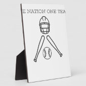 Base BAll..One Nation one Team . Fotoplatte (Seite)