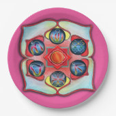 Base Chakra Pappteller (Vorderseite)