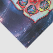Base Chakra Seidenpapier (Ausschnitt)