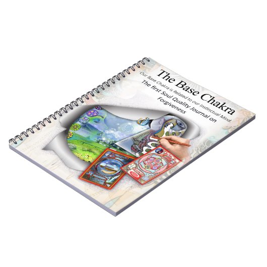 Base Chakra - Symbol der Forgivenss Notizblock (Linke Seite)