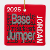 Base Jumper Extraordinaire CUSTOM Keramikornament (Rückseite)