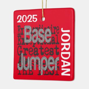 BASE-Jumper Extraordinaire INDIVIDUELL Keramikornament