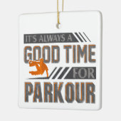 Base Jumping Es ist immer eine gute Zeit zu parken Keramikornament (Links)