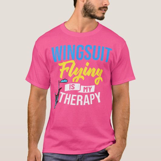 Base Jumping Glider Skydiving Wingsuiting T-Shirt (Vorderseite)