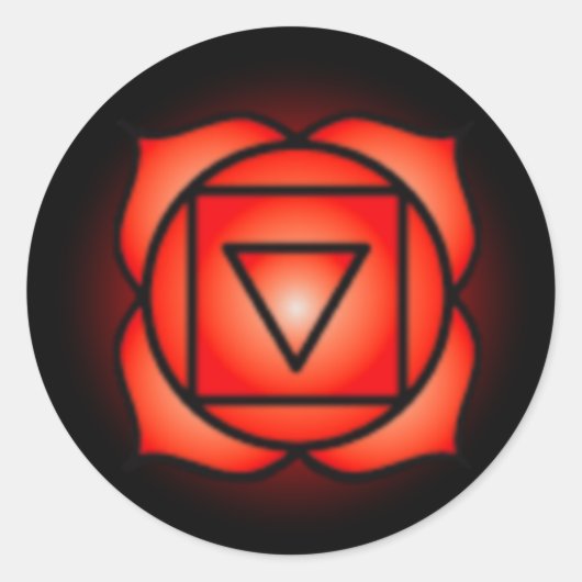 Base Root Chakra Stickers (Vorderseite)