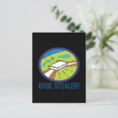 Base Stealer Postkarte (Stehend Vorderseite)