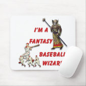 Basebal Zauberer #2 Mousepad (Mit Mouse)