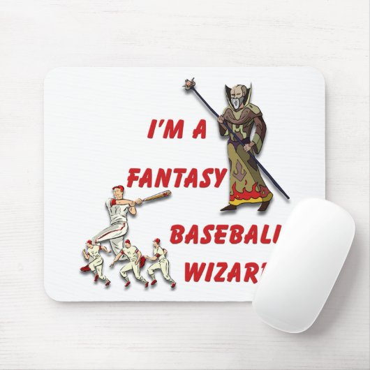 Basebal Zauberer #2 Mousepad (Mit Mouse)