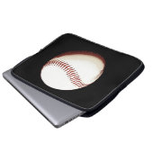 Basebalball - Plakatart - Laptoptasche Laptopschutzhülle (Vorne Knopf)
