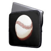 Basebalball - Plakatart - Laptoptasche Laptopschutzhülle (Vorderseite Links)