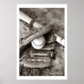 Baseball1 Poster Print (Vorne)