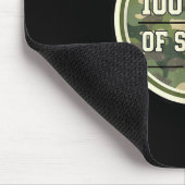 Baseball 100. Schultag Tarnung Mousepad (Ecke)