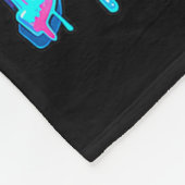 Baseball 10 Year Old Ice Cream Drip 10th Bday Doub Fleecedecke (Ecke)