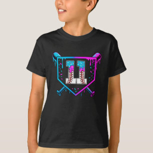 Baseball 11. Geburtstag Eiscreme Tropfen 11 Jahre T-Shirt
