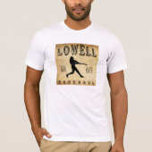 Baseball 1865 Lowells Massachusetts T-Shirt (Vorderseite)