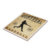 Baseball 1890 Montreals Quebec Kanada Fliese (Seite)