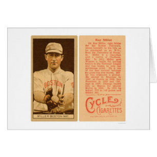 Baseball 1912 Doc. Miller Boston Braves