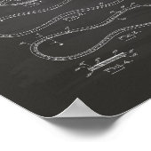 Baseball 1928 Patent Art - Chalkboard Poster (Ecke)
