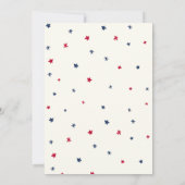 Baseball 1. Geburtstag Party Batter Up Einladung (Rückseite)