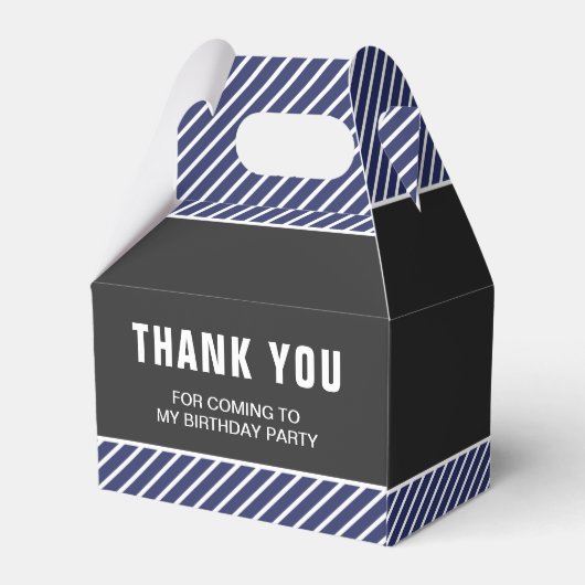 Baseball 1. Geburtstag Party Geschenkschachtel (Rückseite)