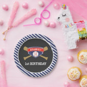 Baseball 1. Geburtstag Party Pappteller (Party)