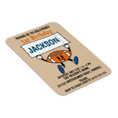 Baseball 1. Geburtstagssportthema Magnet (Rechte Seite)