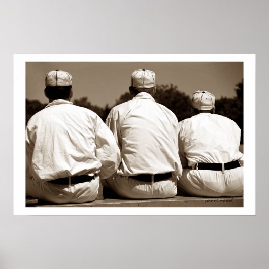 Baseball 1 Print Poster (Vorne)