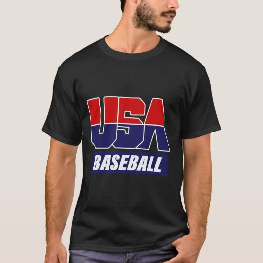 Baseball 2024 Usa T-Shirt (Vorderseite)