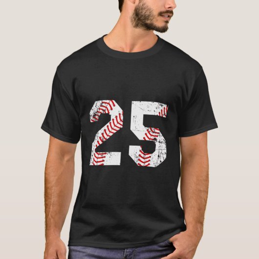 Baseball 25 Jersey T-Shirt (Vorderseite)
