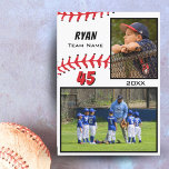 Baseball-2-Foto-Memory-Mate<br><div class="desc">Speicherkarte Baseball 2 Foto. Fügen Sie Ihre Fotos in die Vorlage und personalisiert mit Spielername,  Spielernummer,  Teamname und Jahr. Großer Gedächtnispartner für den Baseballspieler.</div>