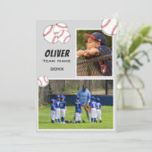 Baseball 2 Foto-Memory-Mate-Karte (Stehend Vorderseite)