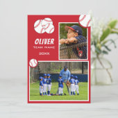 Baseball 2 Foto-Memory-Mate-Karte (Stehend Vorderseite)