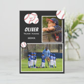 Baseball 2 Foto-Memory-Mate-Karte (Stehend Vorderseite)