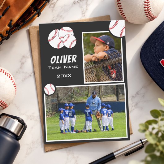 Baseball 2 Foto-Memory-Mate-Karte