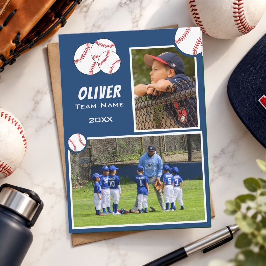 Baseball 2 Foto-Memory-Mate-Karte