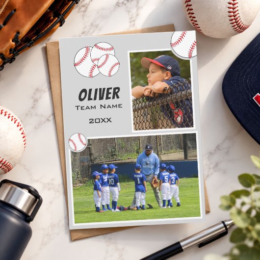 Baseball 2 Foto-Memory-Mate-Karte