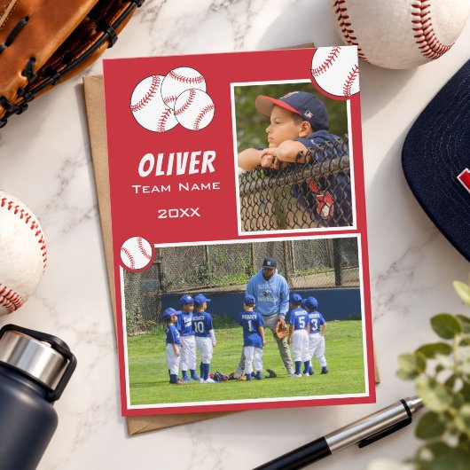 Baseball 2 Foto-Memory-Mate-Karte