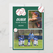 Baseball 2 Foto-Memory-Mate-Karte (Vorderseite)